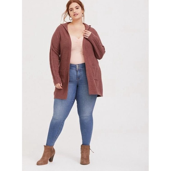 torrid Sweaters - Torrid Women's Open From Cardigan Sweater/Brown Zise 1-Brand New with Tags